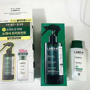 * 라보에이치 탈모증상완화 에센스 미스트팩 240ml + 탈모증상완화 샴푸 구피강화 125ml