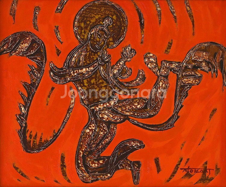 (옥션출품작) 지용수화백-한국의혼(8호)--1