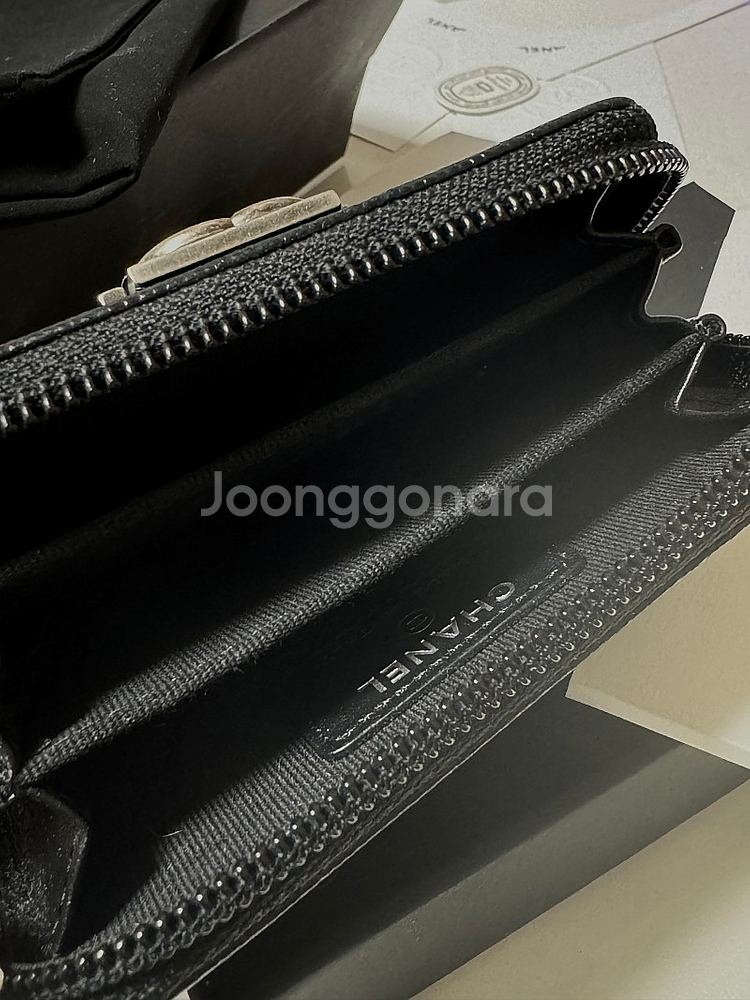 샤넬 보이 은장 지갑 (샤넬 지퍼돌이)--4