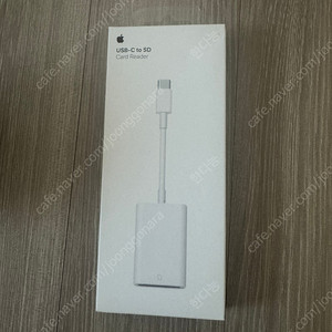 애플 정품 USB-C to SD카드 리더기(미개봉 새제품)