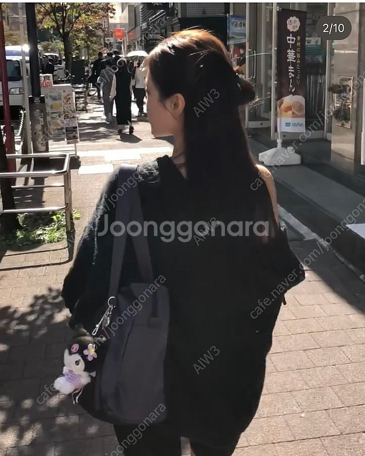 어윗 케이블 니트 후드집업 네이비--2