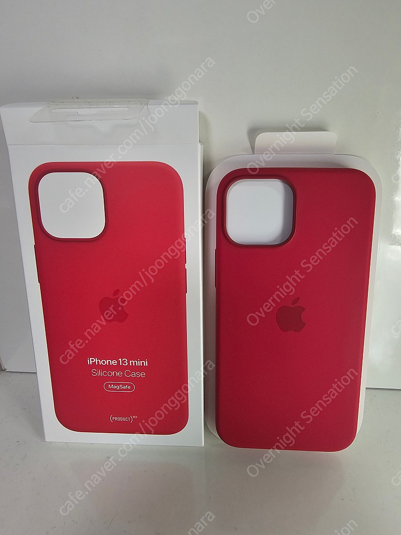 Apple 정품 아이폰 13미니 맥세이프 실리콘 케이스/(PRODUCT)RED