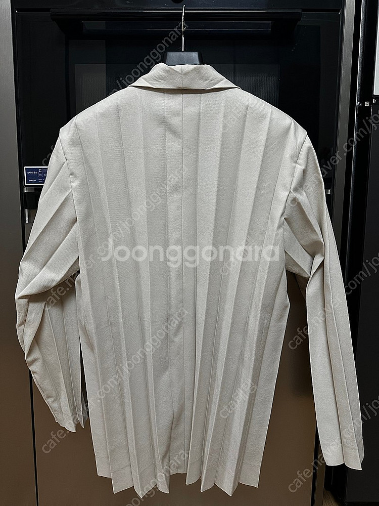 옴므플리세 3월 엣지 자켓 베이지 1사이즈--1