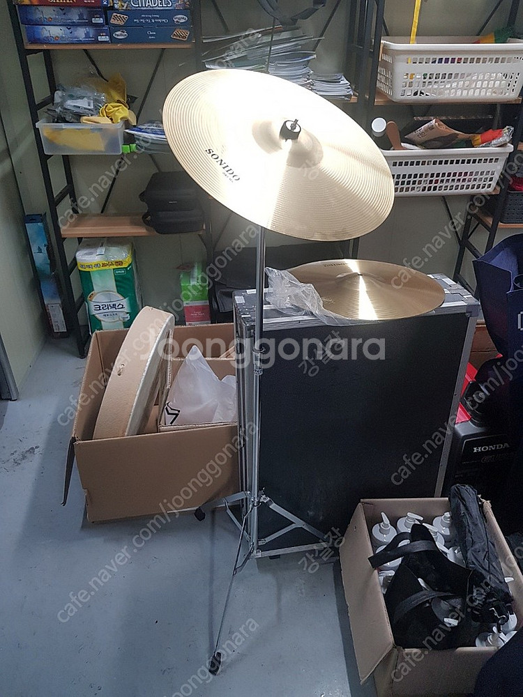 소니도 심벌 sonido 심벌 팝니다 새것입니다 삼각대...--1