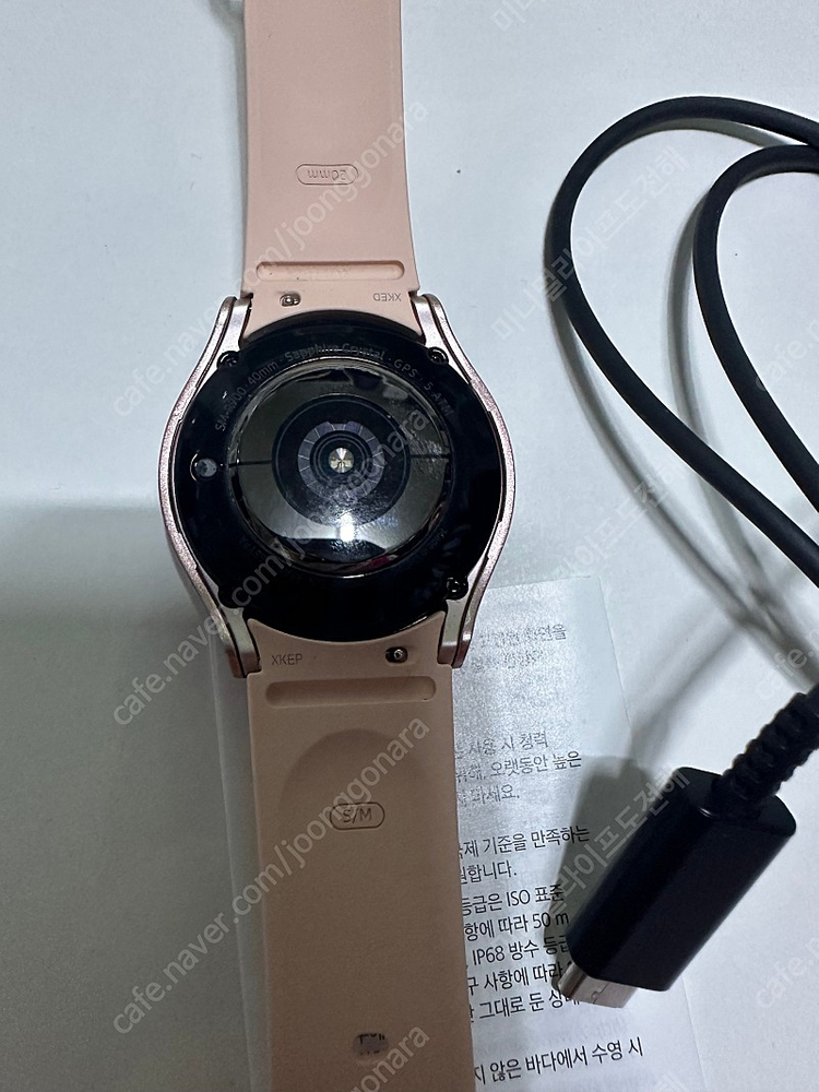삼성 갤럭시워치5 40mm 블루투스 핑크골드--3