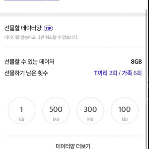 Skt 데이터 판매 3000원 2기가