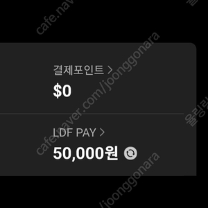 ldf페이 월드타워점 5만원