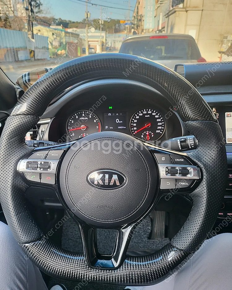 올뉴k7 D컷핸들 디컷 핸들 열선--0