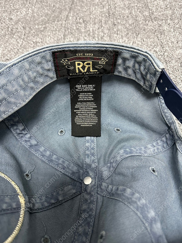 RRL볼캡 블루 판매합니다--2