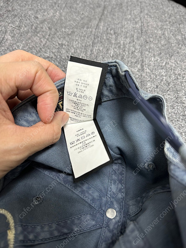 RRL볼캡 블루 판매합니다--4