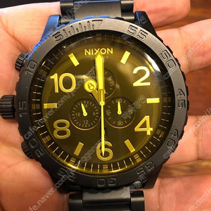 닉슨시계 크로노 NIXON CHRONO 블랙골드 팝니다