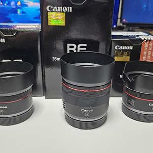 캐논 RF 16/35/50mm 단렌즈 판매합니다. 35.8 50.8