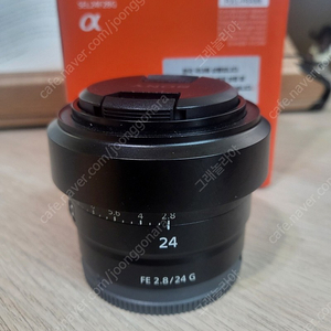 24F28G 소니 24mm f2.8 렌즈 보증기간 있습니다. ND 필터 및 UV 필터 포함. 24g