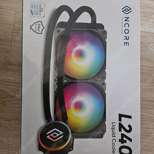 앱코 ncore rgb l240 쿨러 미개봉 팝니다