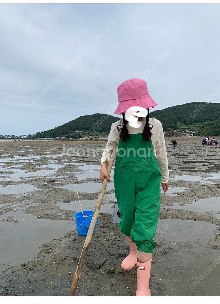 제제우노시티 갯벌 물감놀이 멜빵 XL--7