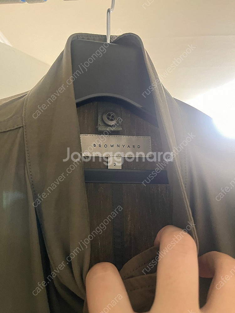 브라운야드 m65 피쉬테일 파카 2사이즈 외피--2