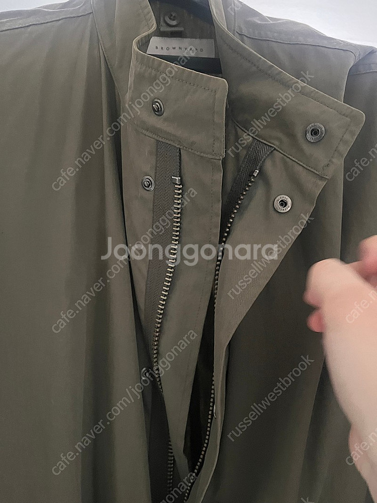 브라운야드 m65 피쉬테일 파카 2사이즈 외피--3
