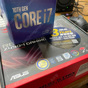 i7-10700 + z490-i + 16g + 쿨러