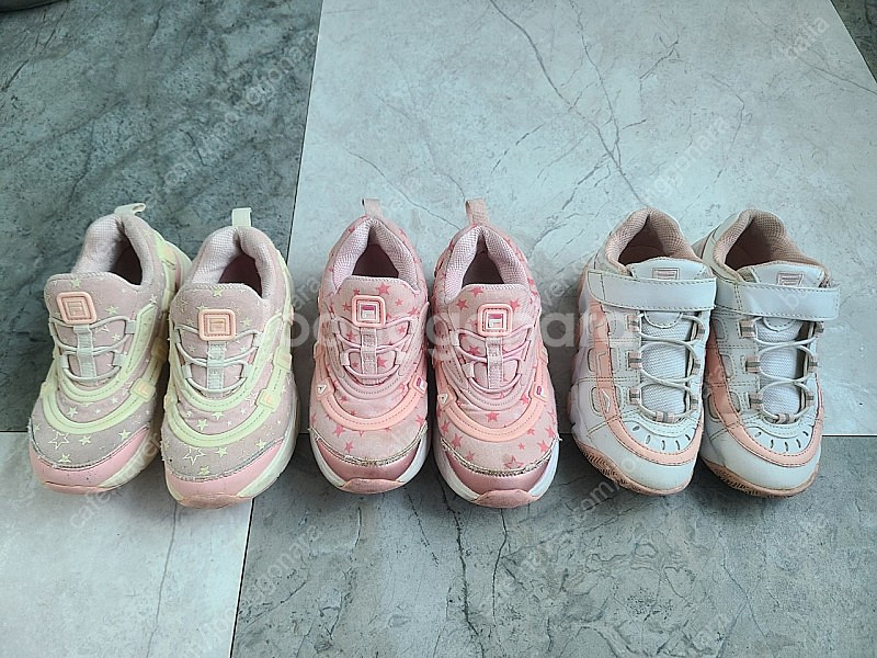 휠라 꾸미, 디스럽터, 바비키즈 장화 190사이즈 일괄--3