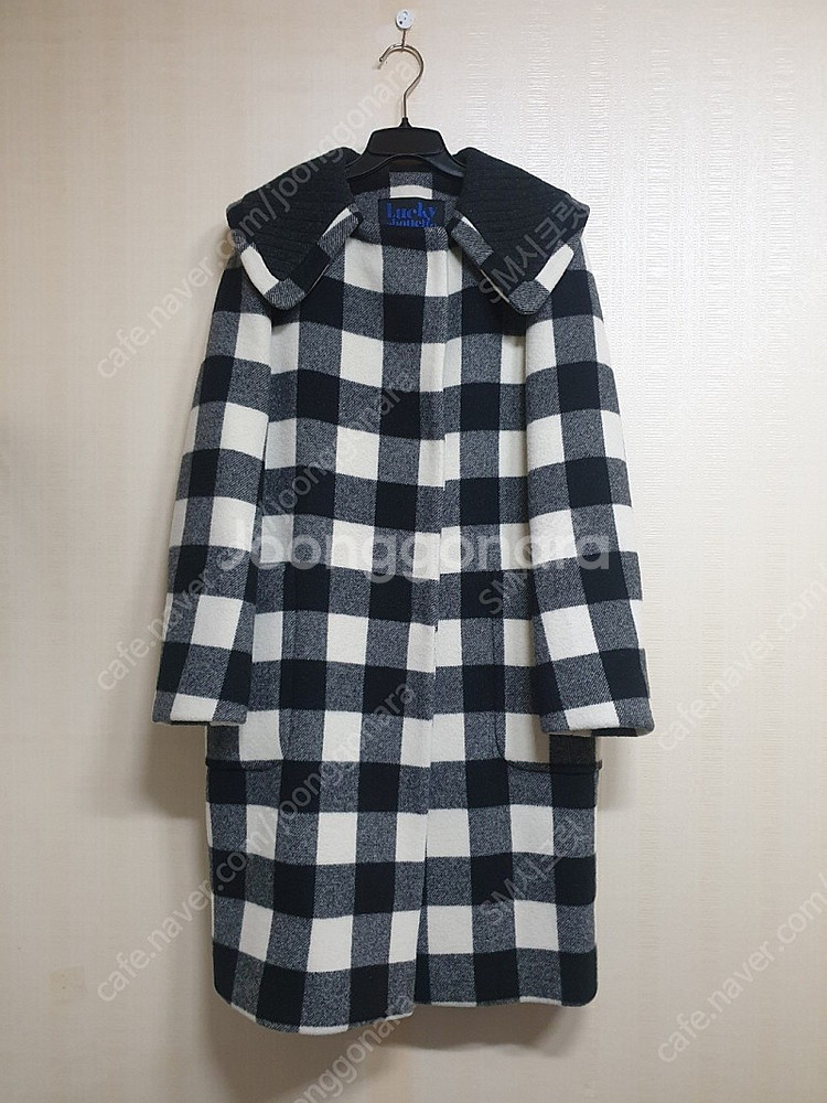 럭키슈에뜨 Lucky Chouette 빅 깅엄체크 롱 ...--4