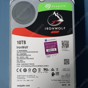 [판매] 시게이트 6TB , 10TB HDD SATA 아이언울프 스카이호크 판매