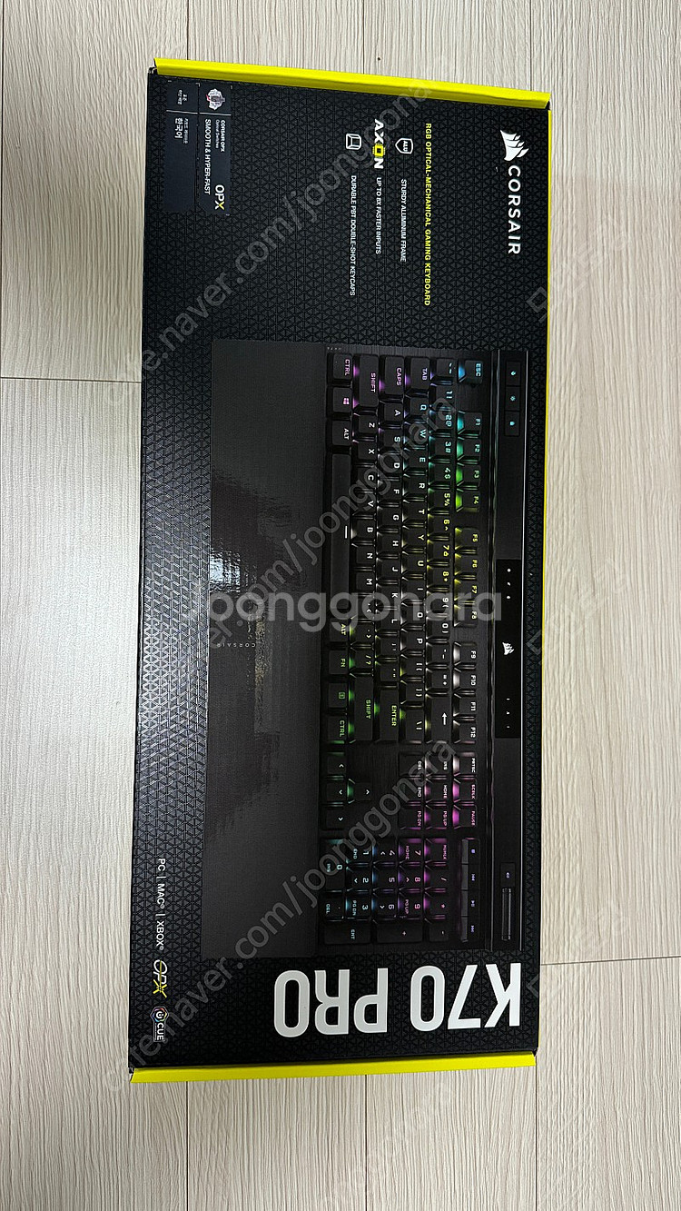 커세어 K70 RGB PRO OPX 광적축 블랙 판매합...--0