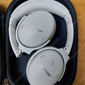 보스 qc35 헤드폰 화이트 거의 새것