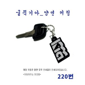 (220번) 굴뚝기아_양면 키링