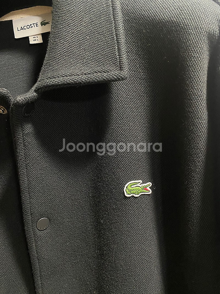 라코스테/ sh930e 바시티 자켓 블랙/ 105--1