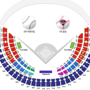 한화 엘지 잠실 개막전 네이비 3연석 구합니다