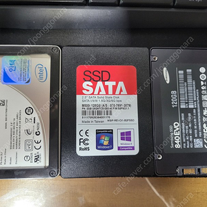 SSD 팝니다. 128G 120G 40G