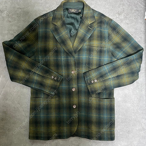 RRL 더블알엘 plaid jacquard knit sport coat