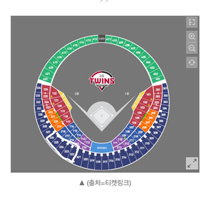 3/23 한화vsLG(잠실) 3루 네이비/외야 2인구합니다