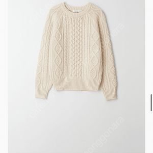 아쎄르 hacer 클래식케이블니트 classic cable knit (2color)