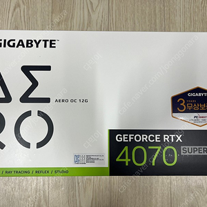 GIGABYTE 지포스 RTX 4070 SUPER AERO OC D6X 12GB