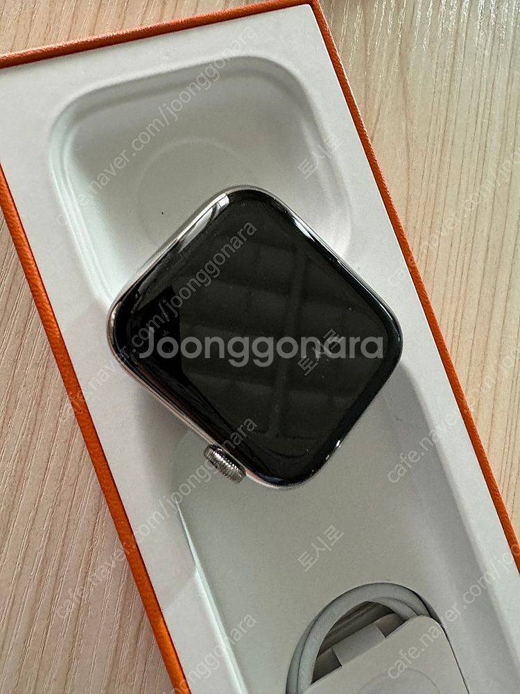 에르메스 애플워치6 44mm 실버 단품 판매.--1