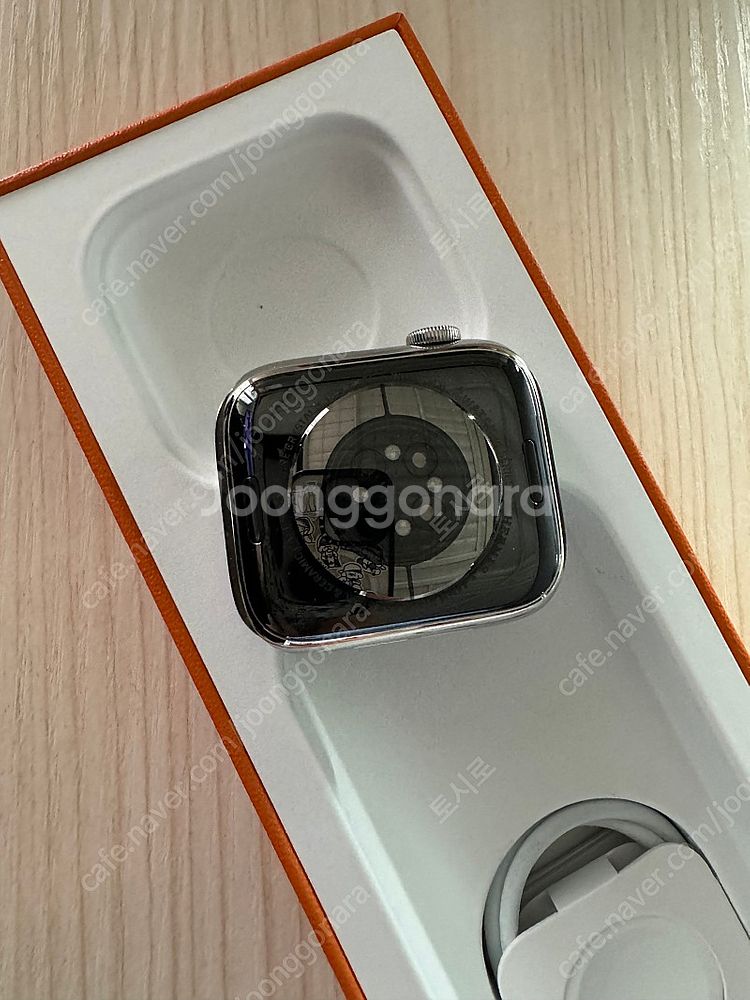 에르메스 애플워치6 44mm 실버 단품 판매.--2