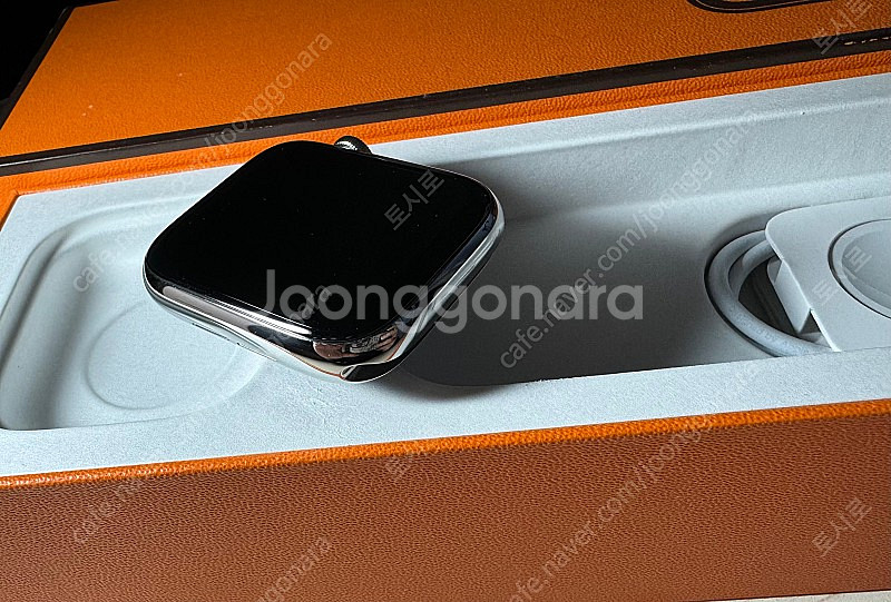 에르메스 애플워치6 44mm 실버 단품 판매.--3