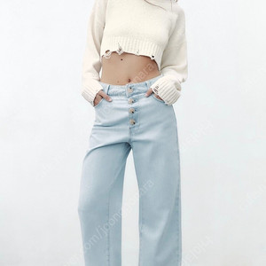 zara 자라 JEANS Z1975 CULOTTE 하이웨이스트 팬츠 55900-29900 택있는 새상품