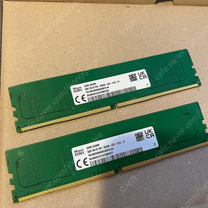 하이닉스 DDR5 5600 8gb x2개 팝니다...