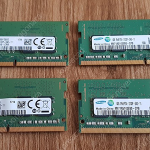 DDR4 RAM 4g 노트북 램 판매 합니다.