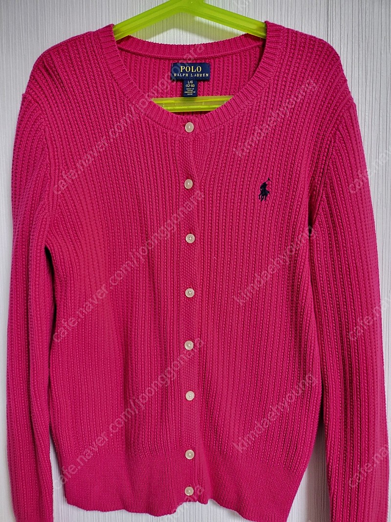 폴로 키즈 스웨터 (정품) 핑크. 보라 L