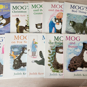 mog the cat collection 고양이 모그 잠수네 영어그림책