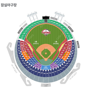 03/24 한화 vs LG 1루외야 407블럭 통로 2연석