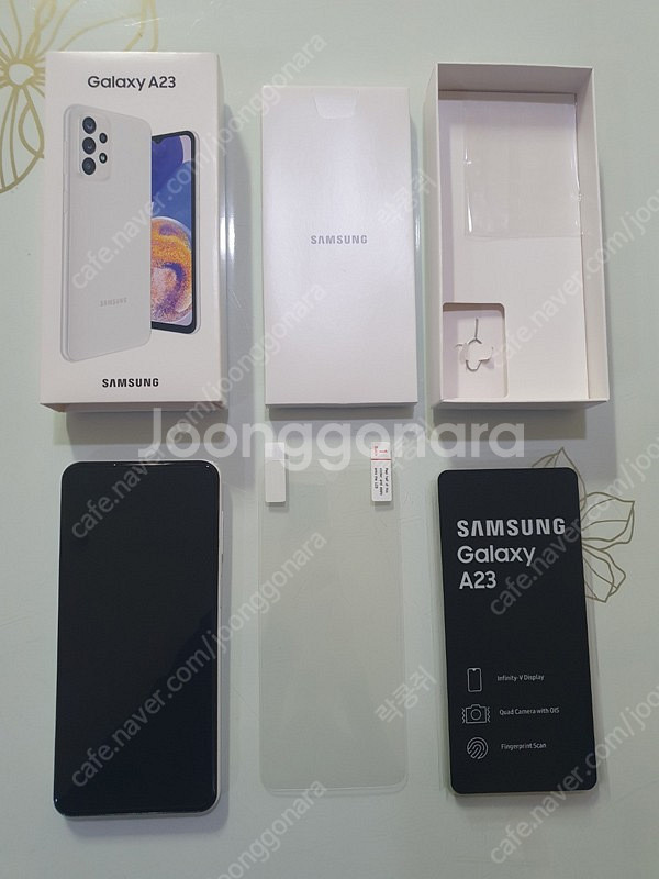 갤럭시 A23 128G 화이트 정상해지폰 팝니다--1
