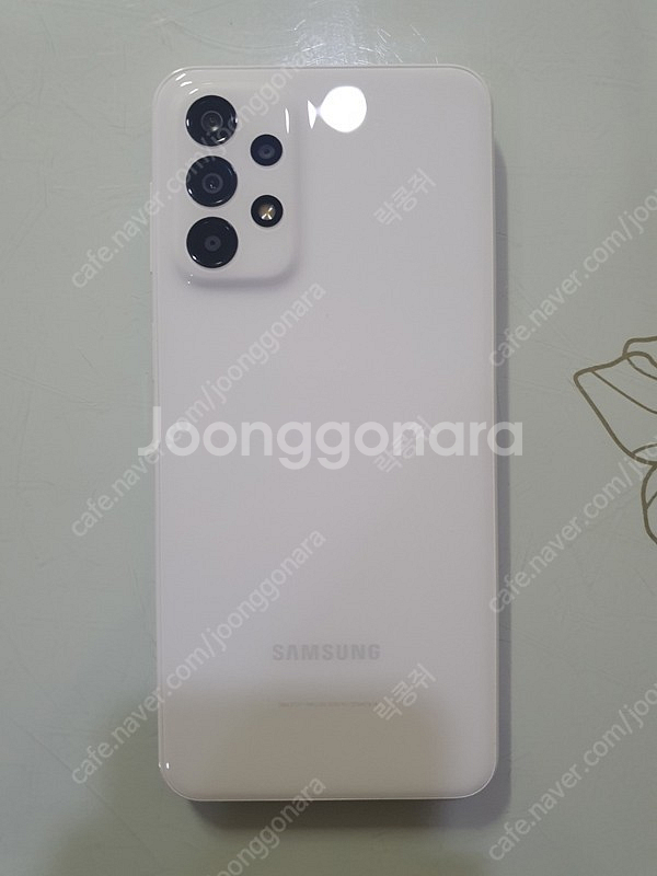 갤럭시 A23 128G 화이트 정상해지폰 팝니다--3