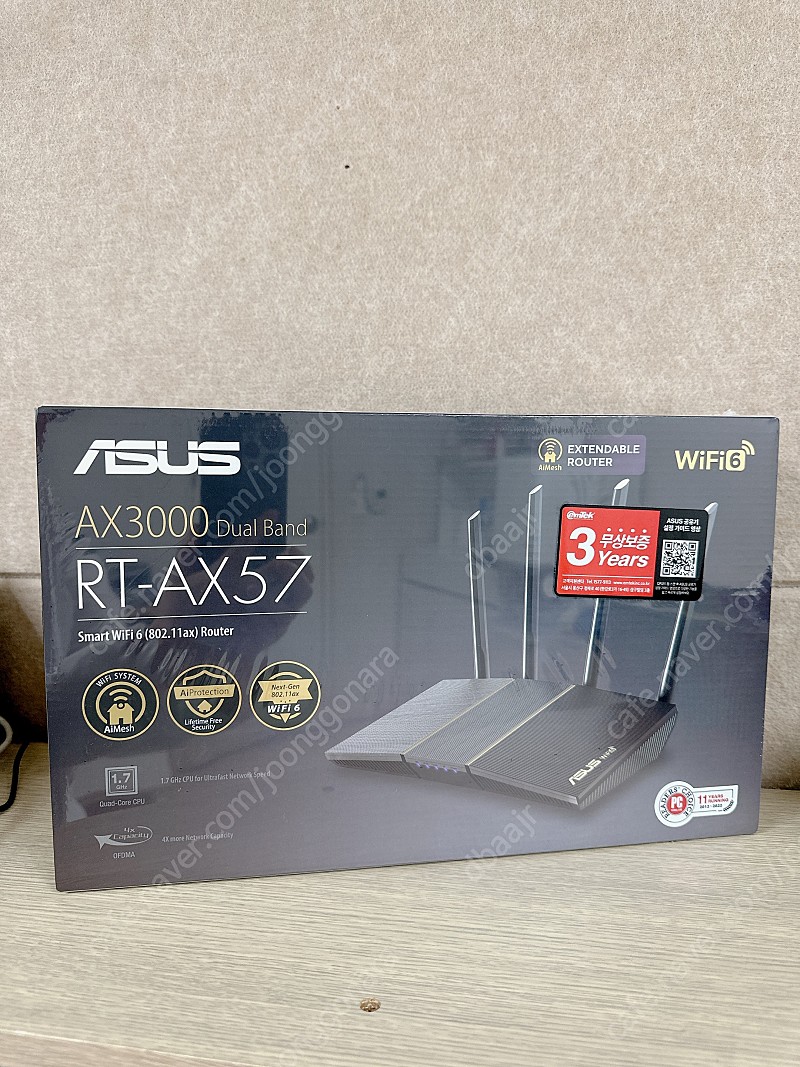 (국내정발 새상품) ASUS RT-AX57 AX3000 유무선공유기