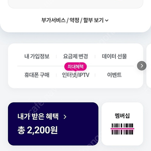유플러스(u+) 데이터 판매 2기가 업자×