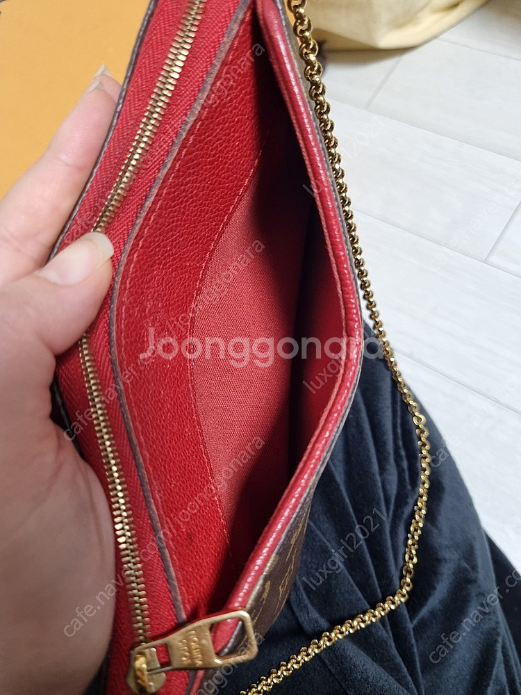 정품 루이비통 팔라스 클러치--6