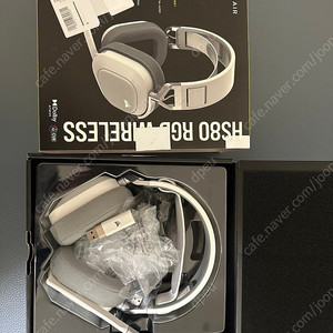 커세어 HS80 화이트